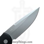 ProTech - TR-3 - Tactical Response 3 - Automatic Knife - 154CM Blasted Drop Point - Aluminum - Black - Image 6