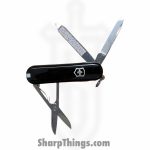 Victorinox - VN062233 - Classic - Folding Knife - Stainless Polished Drop Pont - ABS - Black - Image 4
