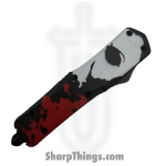 Atomic Knives - WNS-A11-HWN - Thin Man M. Myers - OTF Auto - D2 Coated Tanto - Aluminum - Red/White/Black - Image 3