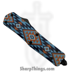 Atomic Knives - WNS-A1M-NTV - Thin Man Native - OTF Auto - D2 Satin Dagger - Aluminum - Black/Red/Blue - Image 3