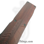 Atomic Knives - WNS-DT01RWD-BT - UltraLite ATOMIC - OTF Auto - D2 Coated Tanto - Aluminum - Woodgrain - Image 3