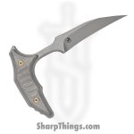 Microtech - 218-10APMS1 - BEE - Fixed Blade Knife - 440C SS Apocalyptic Wharncliffe - Milled Titanium - Apocalyptic
