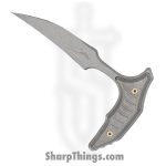 Microtech - 218-10APMS1 - BEE - Fixed Blade Knife - 440C SS Apocalyptic Wharncliffe - Milled Titanium - Apocalyptic - Image 2