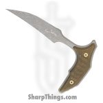 Microtech - 218-10APMS2 - BEE - Fixed Blade Knife - 440C SS Apocalyptic Wharncliffe - Milled Titanium - Antique Bronze - Image 2