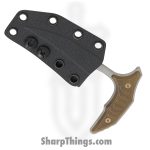 Microtech - 218-10APMS2 - BEE - Fixed Blade Knife - 440C SS Apocalyptic Wharncliffe - Milled Titanium - Antique Bronze - Image 3