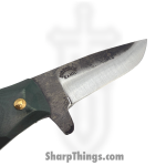 310 Forge - 310NINO0610A - El Nino Custom (Clip) - Fixed Blade Knife - 80crv2 Two Tone Drop Point - G10 - Green - Image 5
