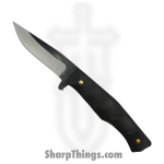 310 Forge - 310NINO0610E - El Nino Custom (Clip) - Fixed Blade Knife - 80crv2 Two Tone Drop Point - G10 - Black