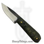 310 Forge - 310WEND0610B - Wendigo Custom (Clip) - Fixed Blade Knife - 52100 HC Two Tone Drop Point - G10 - Green|Black