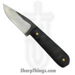 310 Forge - 310WEND0610D - Wendigo Custom (Clip) - Fixed Blade Knife - 52100 HC Two Tone Drop Point - G10 - Black