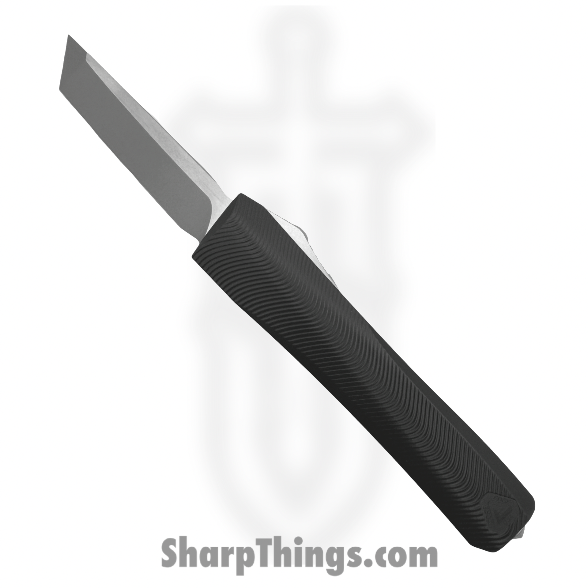 331PLTEBK2T_1.png Core Edge - 331PLTEBK2T - 0331 Pulsar - OTF Auto - CPM MagnaCut Satin Tanto - Aluminum - Black - Image 1