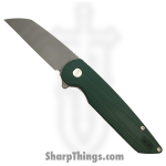 ABW - ABW-M2-G10-GR - Model 2 - Folding Knife - CPM MagnaCut Stonewash Sheepsfoot - G10 - Green
