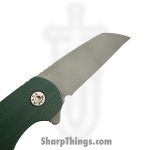 ABW - ABW-M2-G10-GR - Model 2 - Folding Knife - CPM MagnaCut Stonewash Sheepsfoot - G10 - Green - Image 3