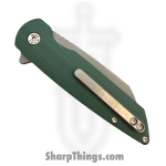ABW - ABW-M2-G10-GR - Model 2 - Folding Knife - CPM MagnaCut Stonewash Sheepsfoot - G10 - Green - Image 5