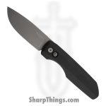 ProTech - BSA26.VERO.2 - Vero Synapse 2 - Automatic Knife - CPM MagnaMax Blasted Drop Point - Aluminum - Black