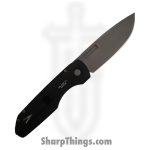 ProTech - BSA26.VERO.2 - Vero Synapse 2 - Automatic Knife - CPM MagnaMax Blasted Drop Point - Aluminum - Black - Image 2
