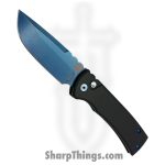 Chaves Knives - CKPTBKSW - Pro-Tech X Chaves Redencion 229 - Automatic Knife - CPM S35VN Stonewash Drop Point - "Key" Milled Aluminum - Black