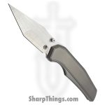 Chaves Knives - CKRLOMEGA - Jake McCoy X Chaves Red Label Omega Street - Folding Knife - M390 Satin Tanto - Titanium - Natural