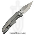 Chaves Knives - CKRLOMEGA - Jake McCoy X Chaves Red Label Omega Street - Folding Knife - M390 Satin Tanto - Titanium - Natural - Image 2