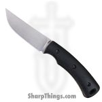 TRM - DLR-TAG-MIC-BKSA - Tagalong - Fixed Blade Knife - CPM MagnaCut Stonewash Clip Point - Micarta - Black Sand