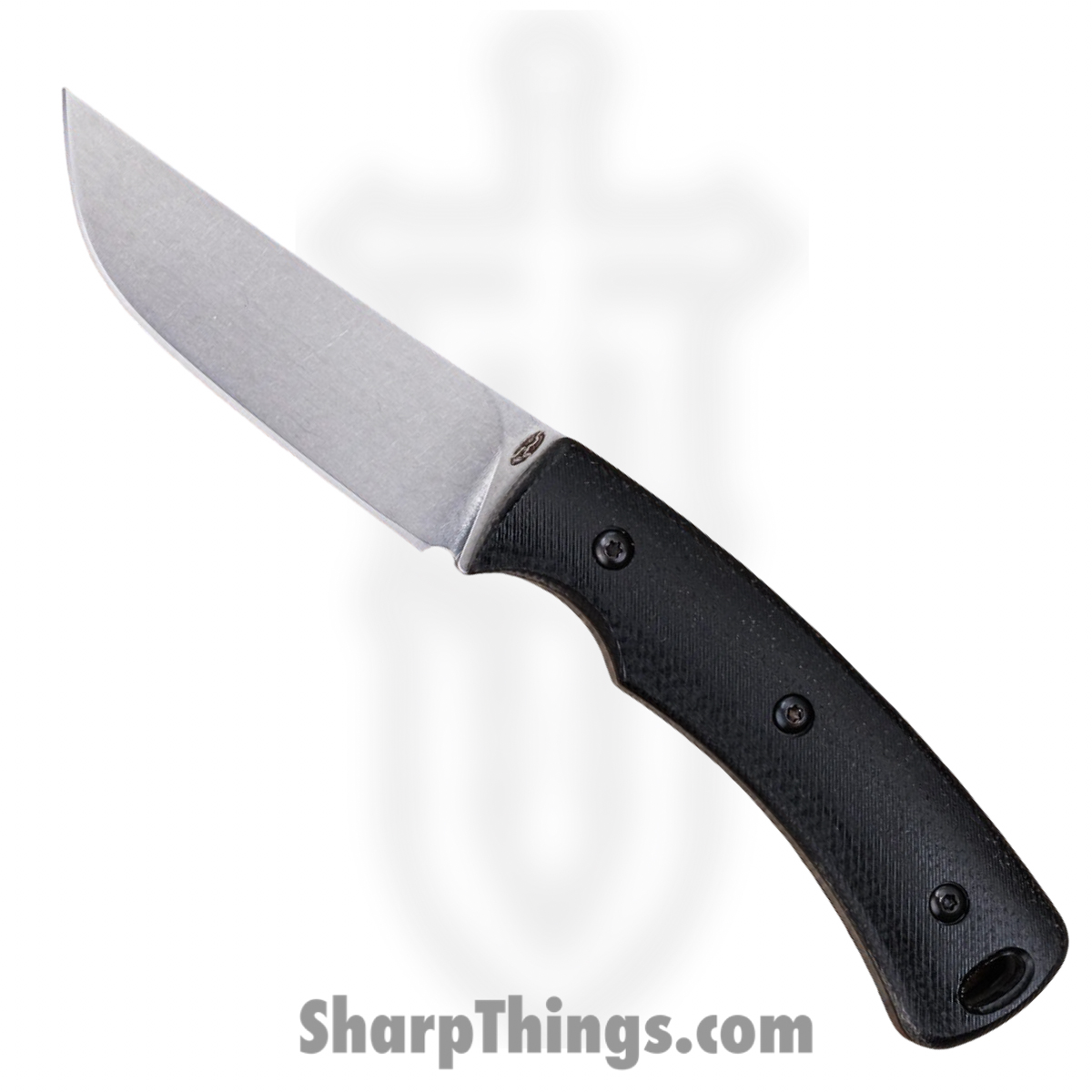 DLR-TAG-MIC-BKSA_1.jpg TRM - DLR-TAG-MIC-BKSA - Tagalong - Fixed Blade Knife - CPM MagnaCut Stonewash Clip Point - Micarta - Black Sand - Image 1