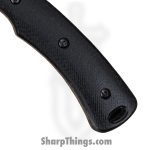 TRM - DLR-TAG-MIC-BKSA - Tagalong - Fixed Blade Knife - CPM MagnaCut Stonewash Clip Point - Micarta - Black Sand - Image 3