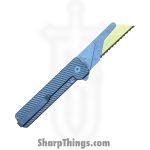 Exceed Designs - ED-TiRANTsculpt - TiRant Ultra Utility Knife w/ HotSwap Blade Replacements - Assisted Open Knife - D2 Stonewash Razor - 6AL 4V Grade 5 Titanium - Natural - Image 8