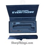 Exceed Designs - ED-TiRANTstd - TiRant Ultra Utility Knife w/ HotSwap Blade Replacements - Assisted Open Knife - D2 Coated Razor - 6AL 4V Grade 5 Titanium - Black - Image 11