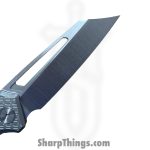 Gecko Customz KW - GCPICTV2SW - Pictus V2 XL - Folding Knife - CPM S90V Satin Wharncliffe - Titanium - Natural - Image 3