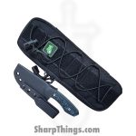 Gecko Customz KW - GCSIKORAEsm - Sikorae Fixie SM - Fixed Blade Knife - CPM MagnaCut Coated Clip Point - Fat Carbon - Blue - Image 9