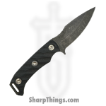Half Face Blades - HFB6260A - Ishi - Fixed Blade Knife - S45VN Acid Etched Spear Point - G10 - Black - Image 2