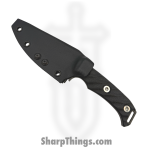 Half Face Blades - HFB6260A - Ishi - Fixed Blade Knife - S45VN Acid Etched Spear Point - G10 - Black - Image 4