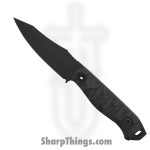 Half Face Blades - HFB6260B - Field Knife Jr - Fixed Blade Knife - S45VN Coated Spear Point - Dunes Carbon - Black
