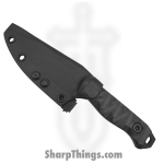 Half Face Blades - HFB6260B - Field Knife Jr - Fixed Blade Knife - S45VN Coated Spear Point - Dunes Carbon - Black - Image 3