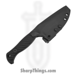 Half Face Blades - HFB6260G - Extremis MK1 - Fixed Blade Knife - S45VN Coated Spear Point - G10 - Black - Image 4