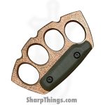Johnny Mayhem - JM0626_D - Kitsune 1/4" - Copper|G10 - Copper|Green