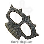 Johnny Mayhem - JM0626_F - Deaths Head 3/8" - Brass - Brass|Black