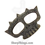 Johnny Mayhem - JM0626_F - Deaths Head 3/8" - Brass - Brass|Black - Image 2