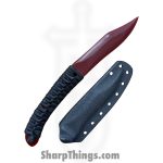 Johnny Mayhem - JM0626_H - Sneaky Fighter - Fixed Blade Knife - G-10 Drop Point - G10 - Black|Red