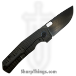 Kunwu - KUNK703LT4D - Tao III Framelock Blk DLC - Folding Knife - Vanax DLC Drop Point - Titanium - Black - Image 2