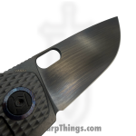 Kunwu - KUNK703LT4D - Tao III Framelock Blk DLC - Folding Knife - Vanax DLC Drop Point - Titanium - Black - Image 4