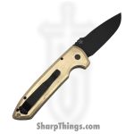 ProTech - LG3136 - Rockeye - Automatic Knife - CPM MagnaCut Coated Drop Point - Textured AlBronze - Bronze - Image 2
