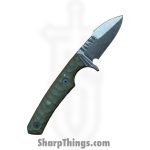 Lex Rex - LRBSA002 - EDC Kestrel - Fixed Blade Knife - 80CRV2 Coated DE Spear Point - G10 - OD Green - Image 2
