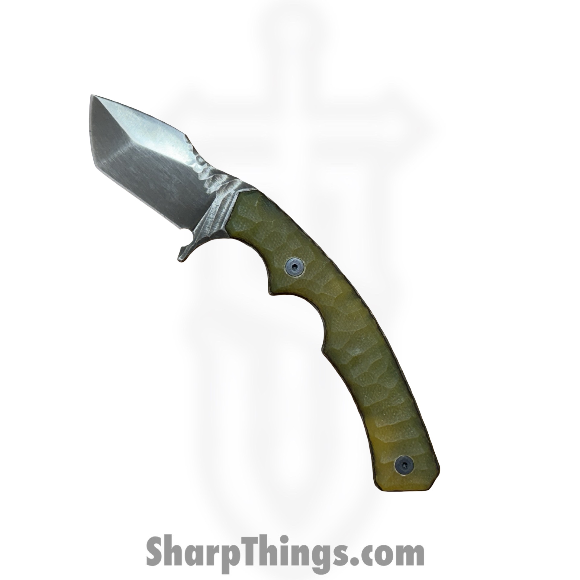 LRBSA006_1.jpg Lex Rex - LRBSA006 - Wraith - Fixed Blade Knife - 80CRV2 Coated Multi Grind Tanto - G10 - Gold - Image 1