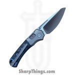 N.U.M.B. Knifeworks - NKW-N7Artic - N7 The Cantilever - Folding Knife - S90V Satin Sheepsfoot - Carbon Fiber - Artic - Image 2