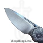 N.U.M.B. Knifeworks - NKW-N7Artic - N7 The Cantilever - Folding Knife - S90V Satin Sheepsfoot - Carbon Fiber - Artic - Image 5