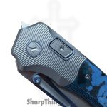N.U.M.B. Knifeworks - NKW-N7Artic - N7 The Cantilever - Folding Knife - S90V Satin Sheepsfoot - Carbon Fiber - Artic - Image 6