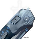 N.U.M.B. Knifeworks - NKW-N7Artic - N7 The Cantilever - Folding Knife - S90V Satin Sheepsfoot - Carbon Fiber - Artic - Image 7