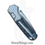 N.U.M.B. Knifeworks - NKW-N7Artic - N7 The Cantilever - Folding Knife - S90V Satin Sheepsfoot - Carbon Fiber - Artic - Image 8