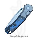 N.U.M.B. Knifeworks - NKW-N7Artic - N7 The Cantilever - Folding Knife - S90V Satin Sheepsfoot - Carbon Fiber - Artic - Image 9