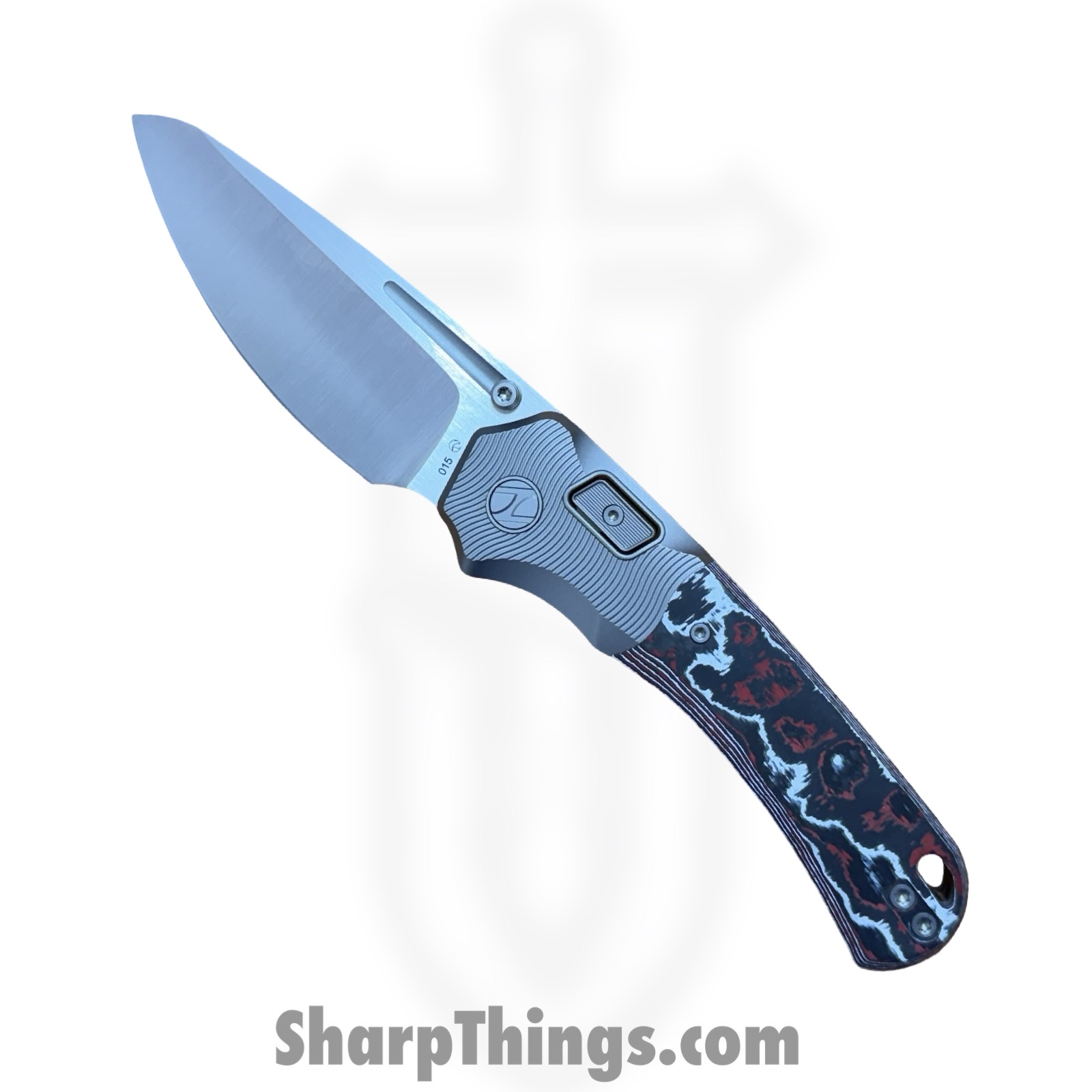 NUMBcantMolt_1.jpg N.U.M.B. Knifeworks - NKW-N7Molten - N7 The Cantilever - Folding Knife - S90V Satin Sheepsfoot - Carbon Fiber - Molten - Image 1